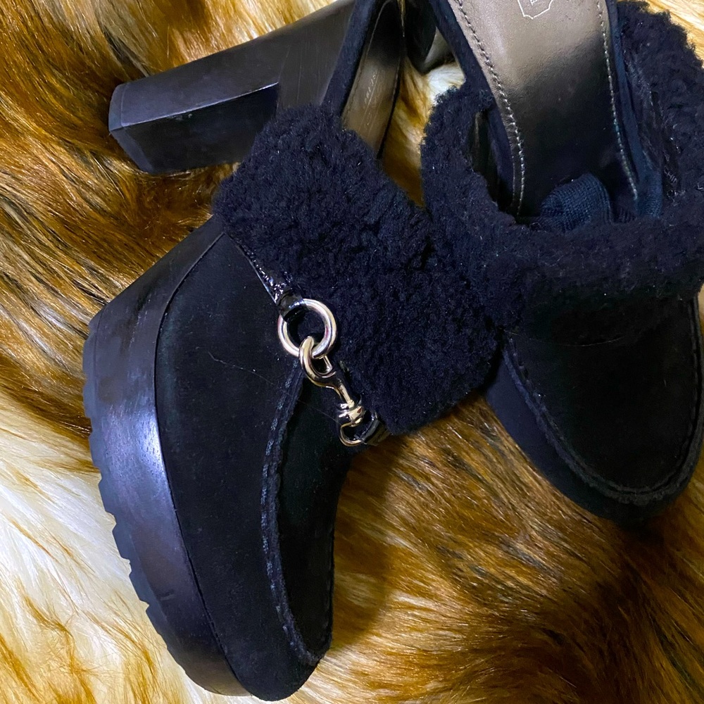 Coach Fur Sandal - Picture 3 of 7